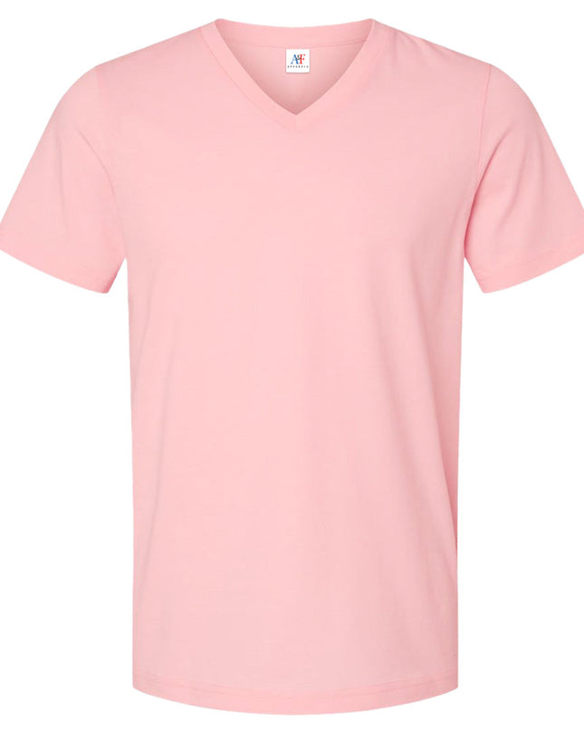 1003 Unisex V-Neck Tee - Pink