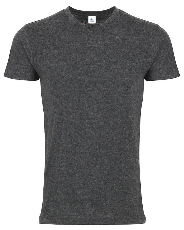 1003 Unisex V-Neck Tee - Charcoal Heather