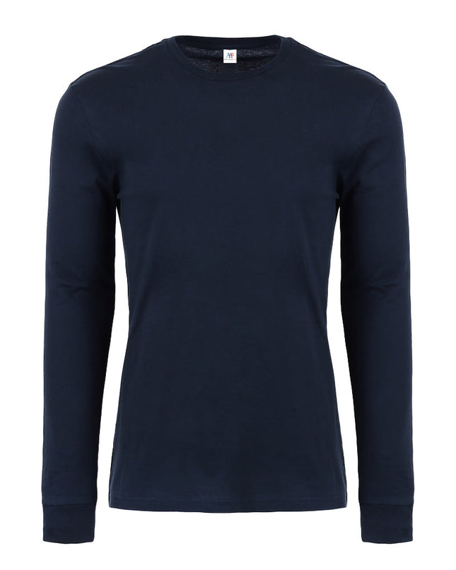 1004 Premium Long Sleeve Tee - Navy