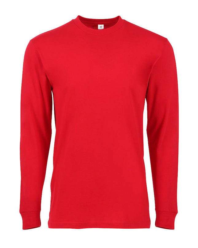 1004 Premium Long Sleeve Tee - Red