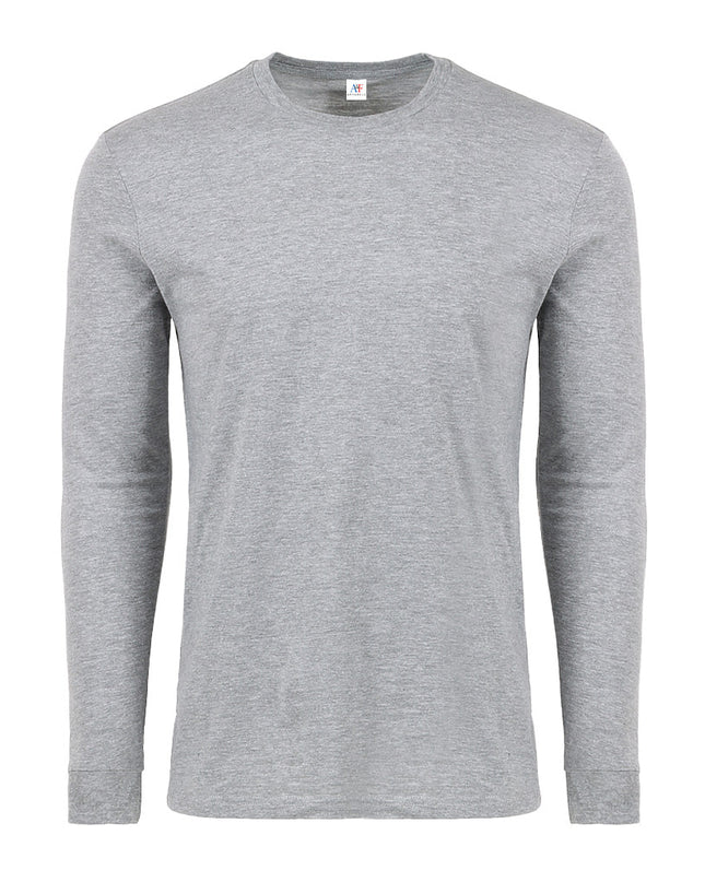 1004 Premium Long Sleeve Tee - Sports Grey