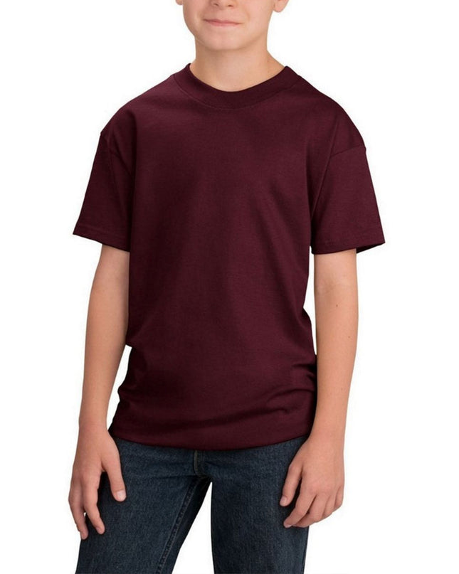 1007-Youth Premium Tee - Burgundy  Color - AF APPARELS(USA)