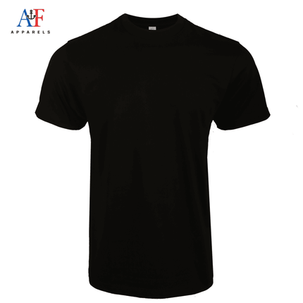 1008 Adults Heavy Weight T-Shirt - Black - AF APPARELS(USA)