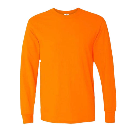 1004 Premium Long Sleeve Tee - Neon Orange