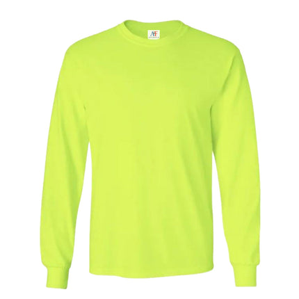 1004 Premium Long Sleeve Tee - Neon Yellow