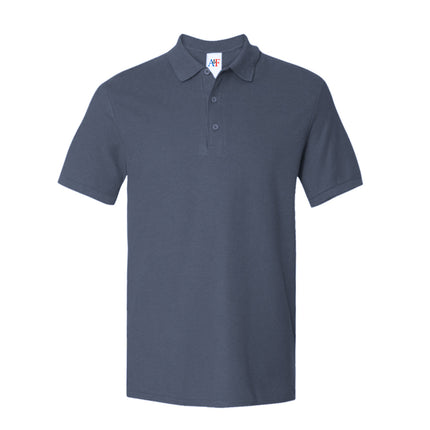 8000 Adults Performance Polo 6 Oz - Charcoal Heather Color - AF APPARELS(USA)