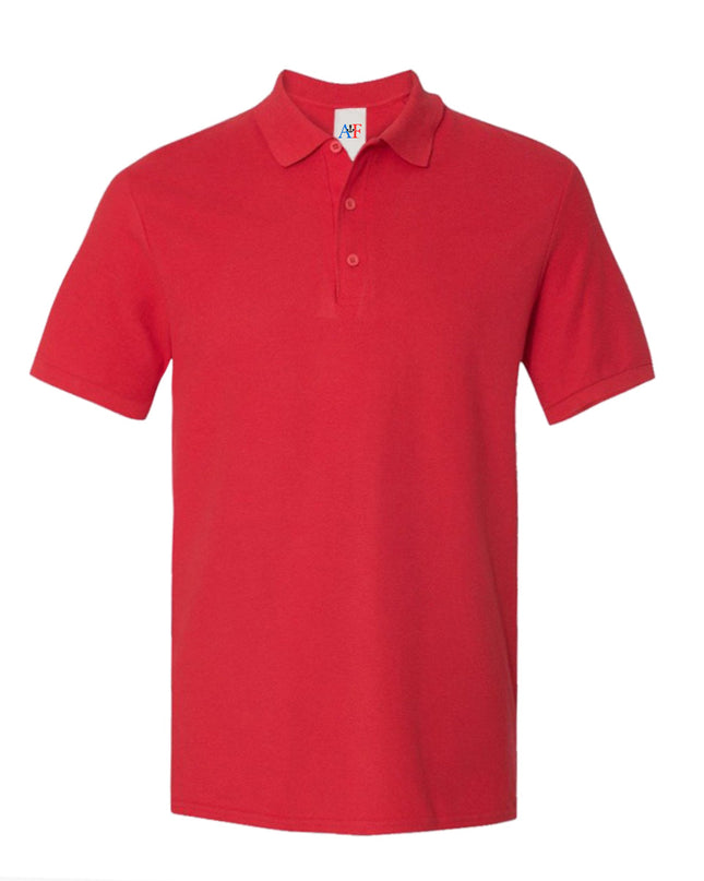 8000 Adults Performance Polo 6 Oz - Red Color - AF APPARELS(USA)