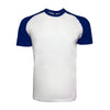 1101 - Youth Baseball Tee - Royal Blue/White Color