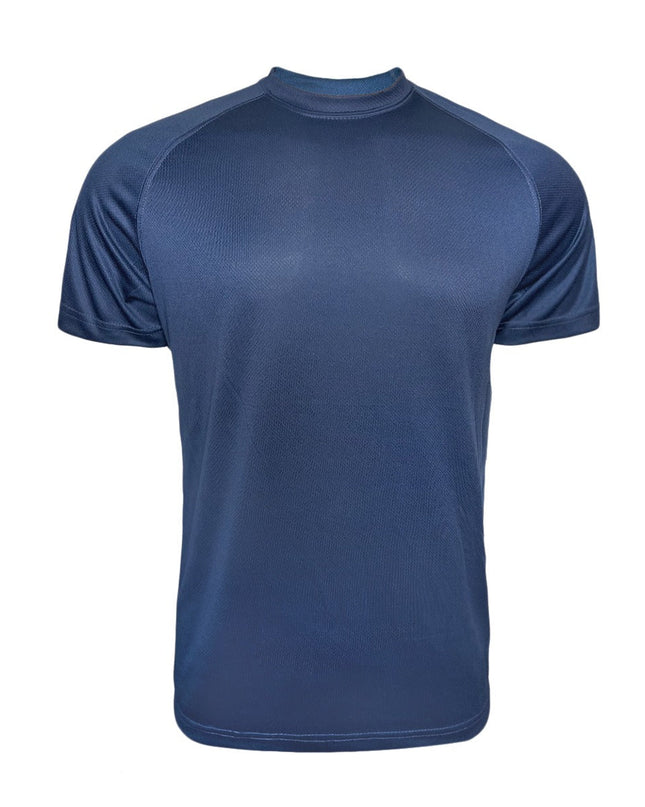 1102-Adult  Polyester Tee - Navy Color - AF APPARELS(USA)