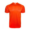 1102-Adult Polyester Tee - Orange Color