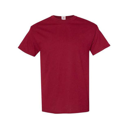 1001 Adult Value Tee 4.3 Oz - Maroon Color (Most Popular Printers Tee) - AF APPARELS(USA)