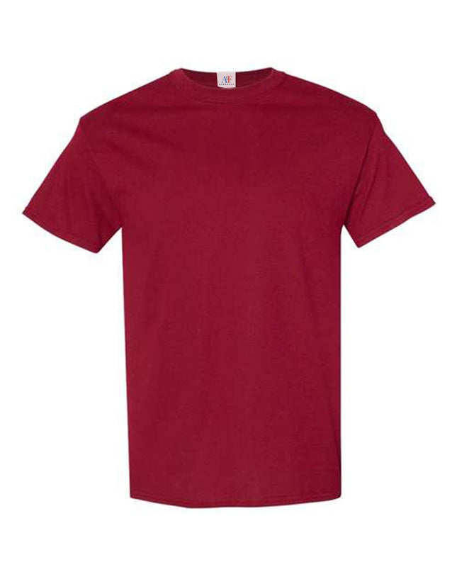 1001 Adult Value Tee 4.3 Oz - Maroon Color (Most Popular Printers Tee) - AF APPARELS(USA)