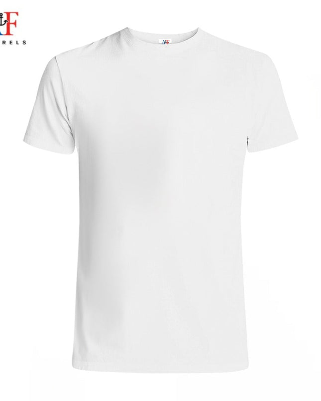 1001 Adults Value Tee 4.3 Oz - White Color ( Most Popular Printers Tee ) - AF APPARELS(USA)