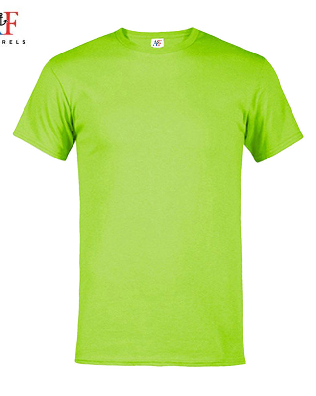 1001 Adult Value Tee 4.3 Oz - lime green (Most Popular Printers Tee) - AF APPARELS(USA)